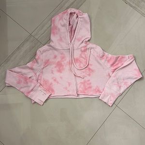Tie Dye Cropped Sweatshirt